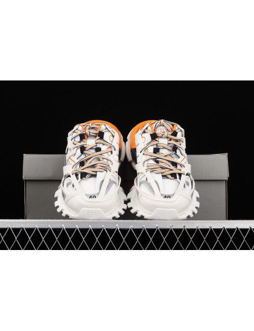 Balenciaga Sneaker Tess sGomma MAILLE WHITEORANGE 2021ss 30 W3CP59059