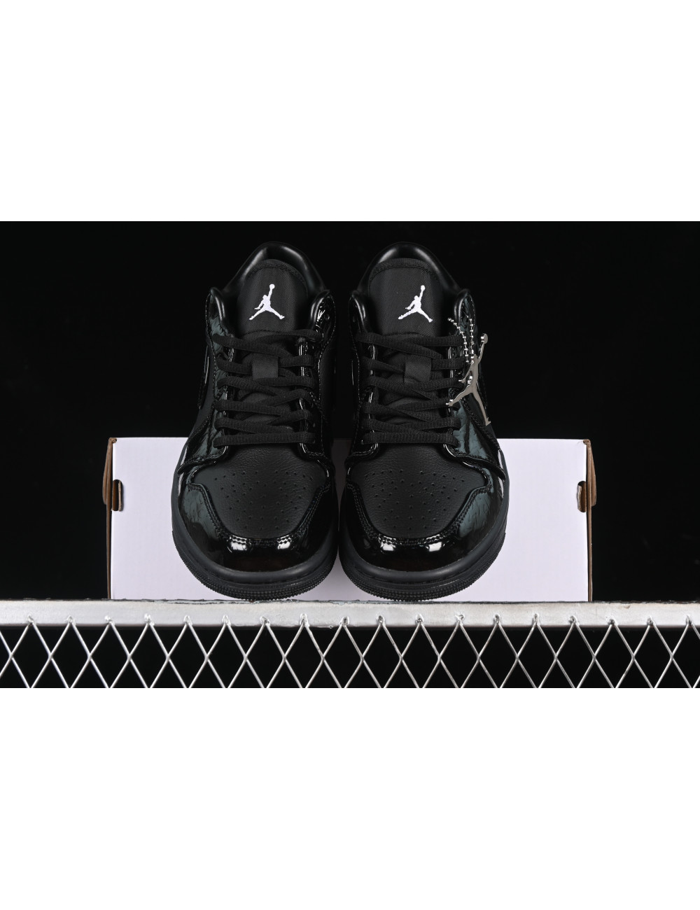 G Air Jordan 1 Low Black Croc AJ1 1 HJ7743010