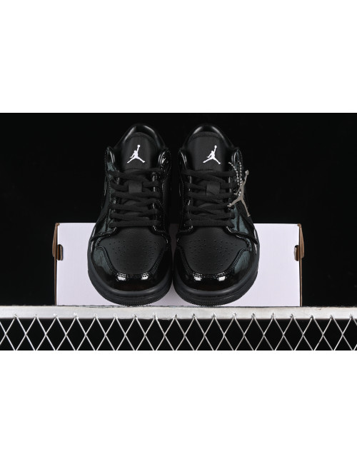 G Air Jordan 1 Low Black Croc AJ1 1 HJ7743010