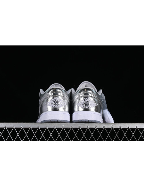 Z Air Jordan 1 Low Metallic Silver AJ1 1 FN5030001