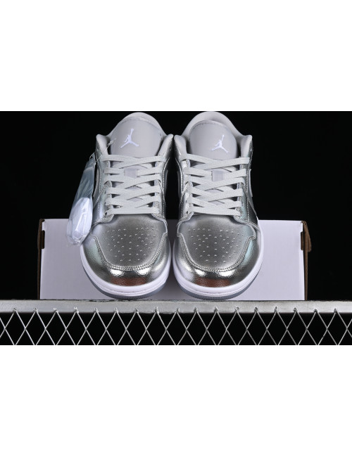 Z Air Jordan 1 Low Metallic Silver AJ1 1 FN5030001