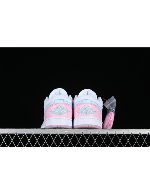 Z Air Jordan 1 Low WhitePink FoamGlacier Blue AJ1 1 HM3706141