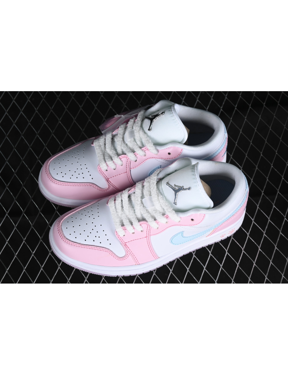 Z Air Jordan 1 Low WhitePink FoamGlacier Blue AJ1 1 HM3706141