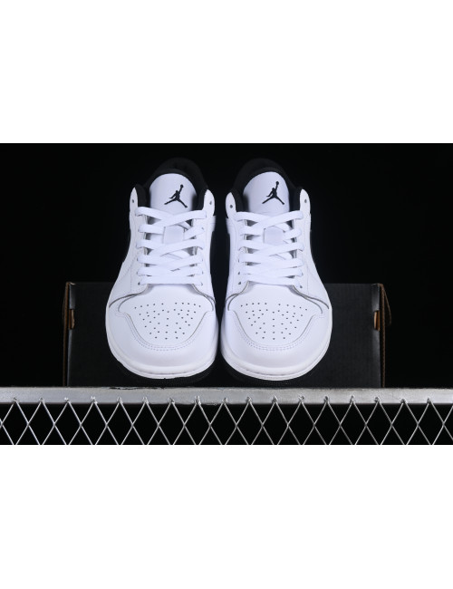 G Air Jordan 1 Low White and Black AJ1 1 553558132