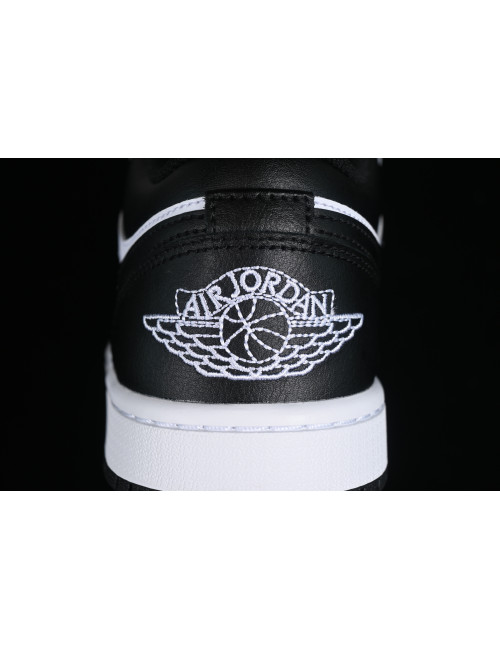 G Air Jordan 1 Low White and Black AJ1 1 553558132