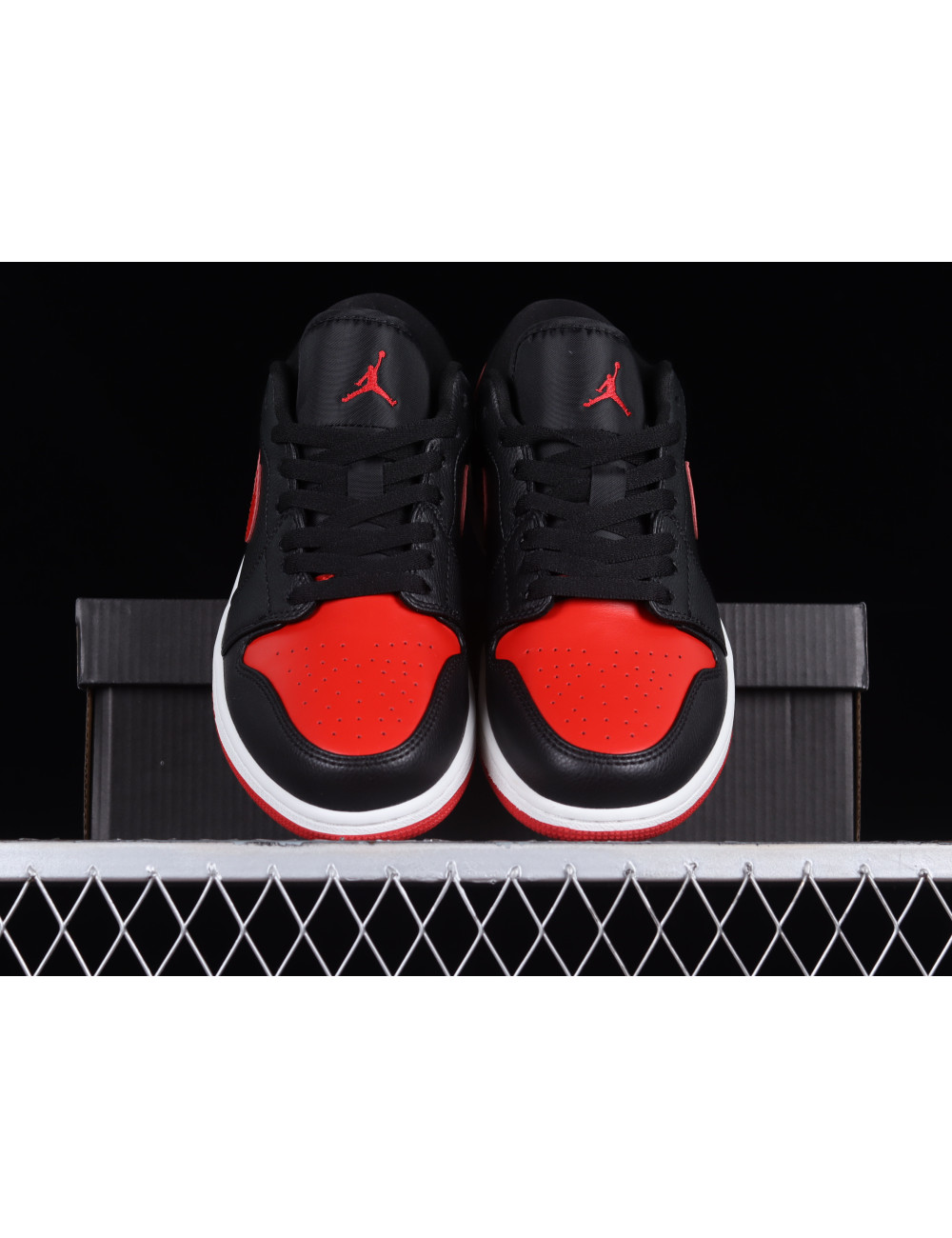 Z Air Jordan 1 Low Black And Red AJ1 1 DC0774061