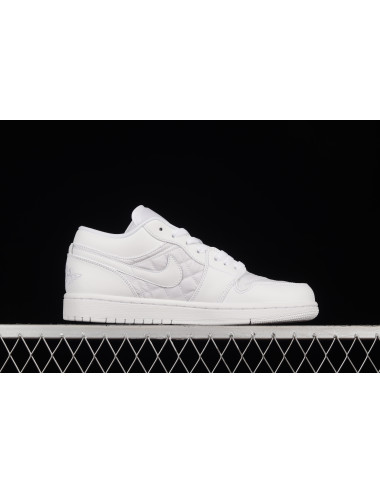 Air Jordan 1 Low Quilted Triple White AJ1 1 DB6480100