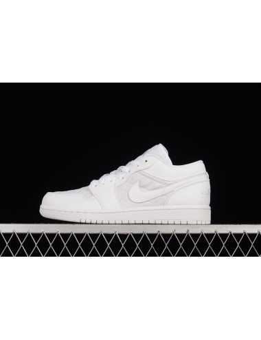 Air Jordan 1 Low Quilted Triple White AJ1 1 DB6480100