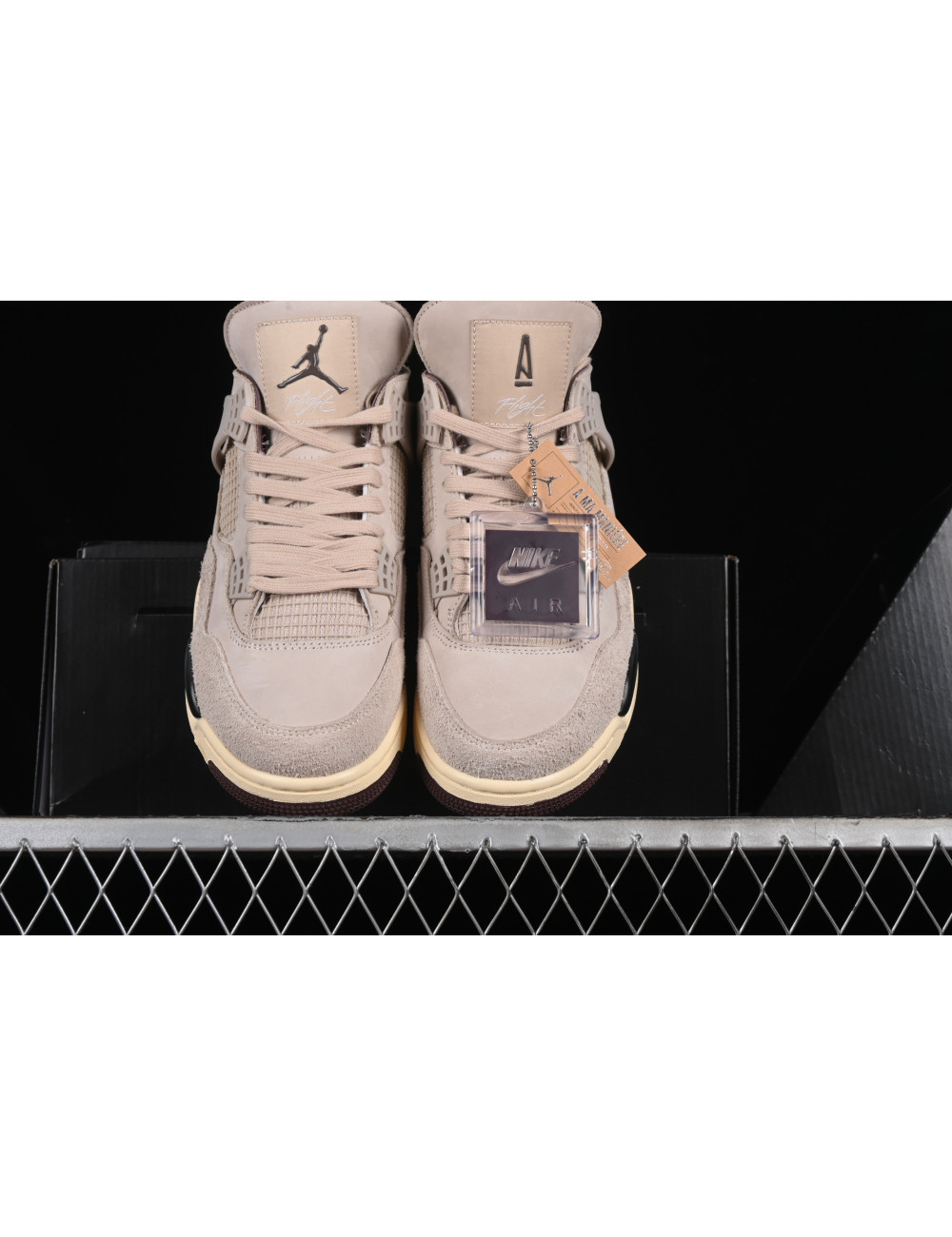 A Ma Maniere x Air Jordan 4 Retro Fossil Stone AJ4 4 FZ4810200