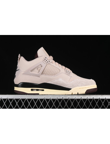 GX A Ma Maniere x Air Jordan 4 Retro Fossil Stone AJ4 4 FZ4810200