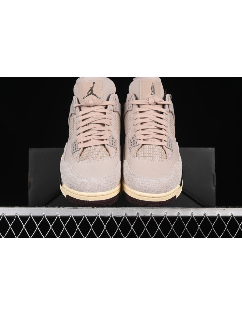 GX A Ma Maniere x Air Jordan 4 Retro Fossil Stone AJ4 4 FZ4810200