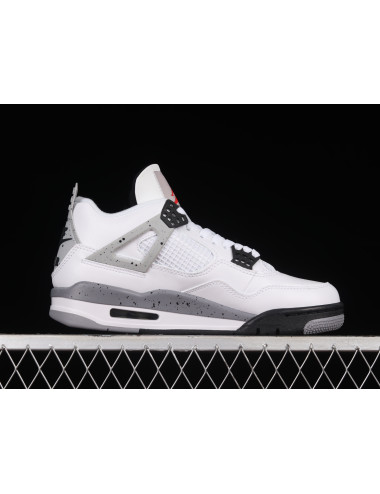 X Air Jordan 4 Retro White Black AJ4 4 308497103