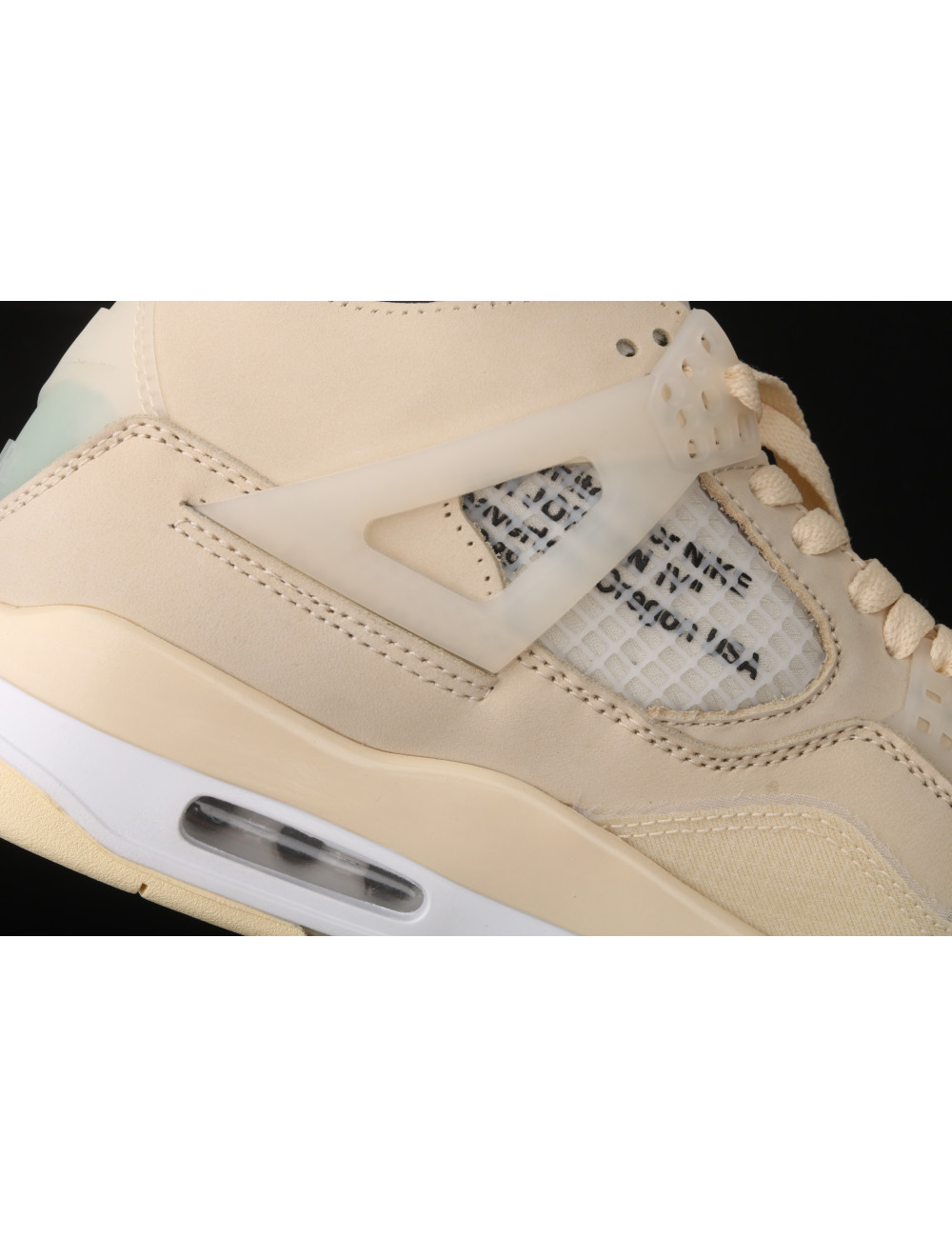 OF x Air Jordan 4 Retro CreamSail AJ4 4 CV9388100