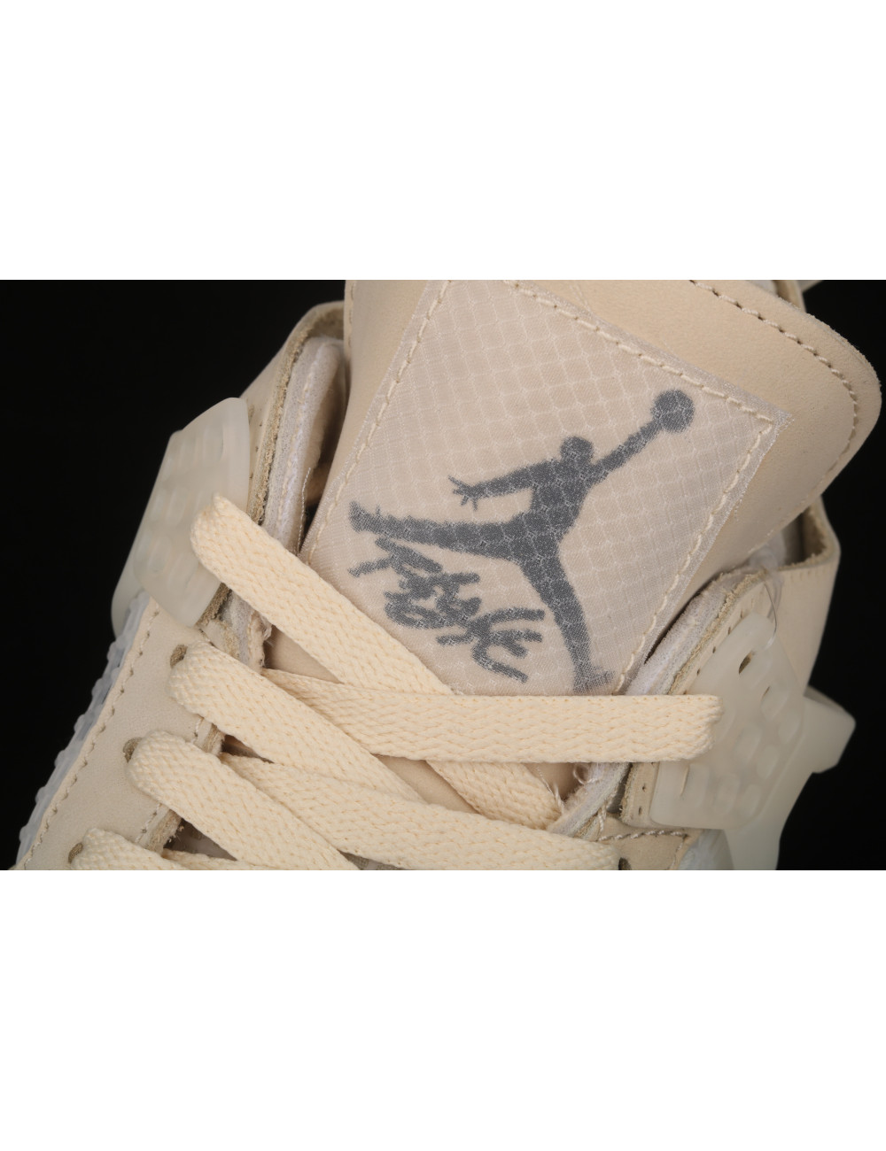 OF x Air Jordan 4 Retro CreamSail AJ4 4 CV9388100