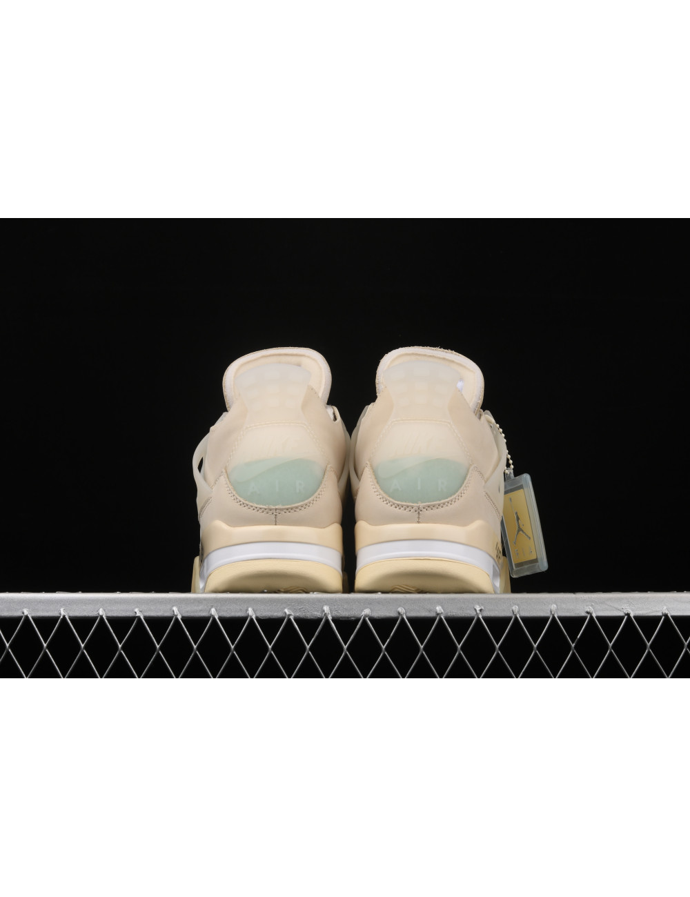 OF x Air Jordan 4 Retro CreamSail AJ4 4 CV9388100