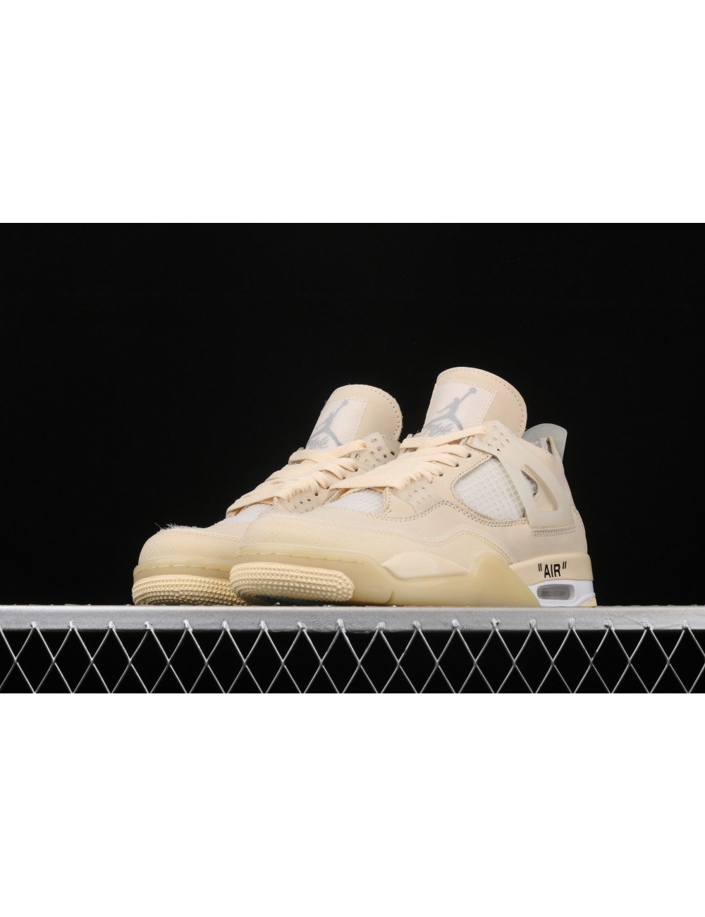 OF x Air Jordan 4 Retro CreamSail AJ4 4 CV9388100