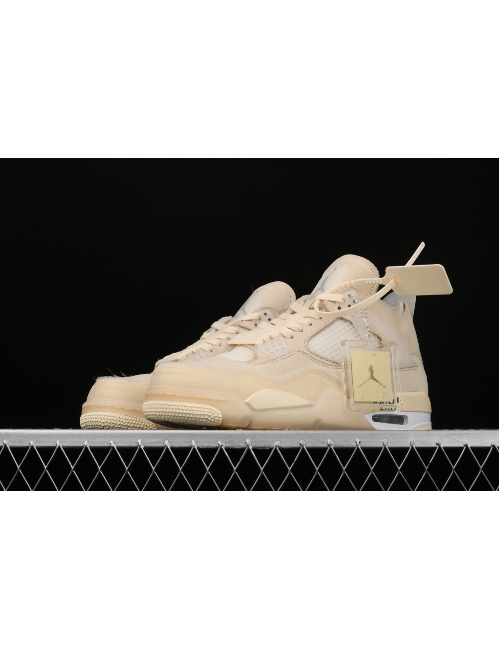 ZG OF x Air Jordan 4 Retro CreamSail AJ4 4 CV9388100