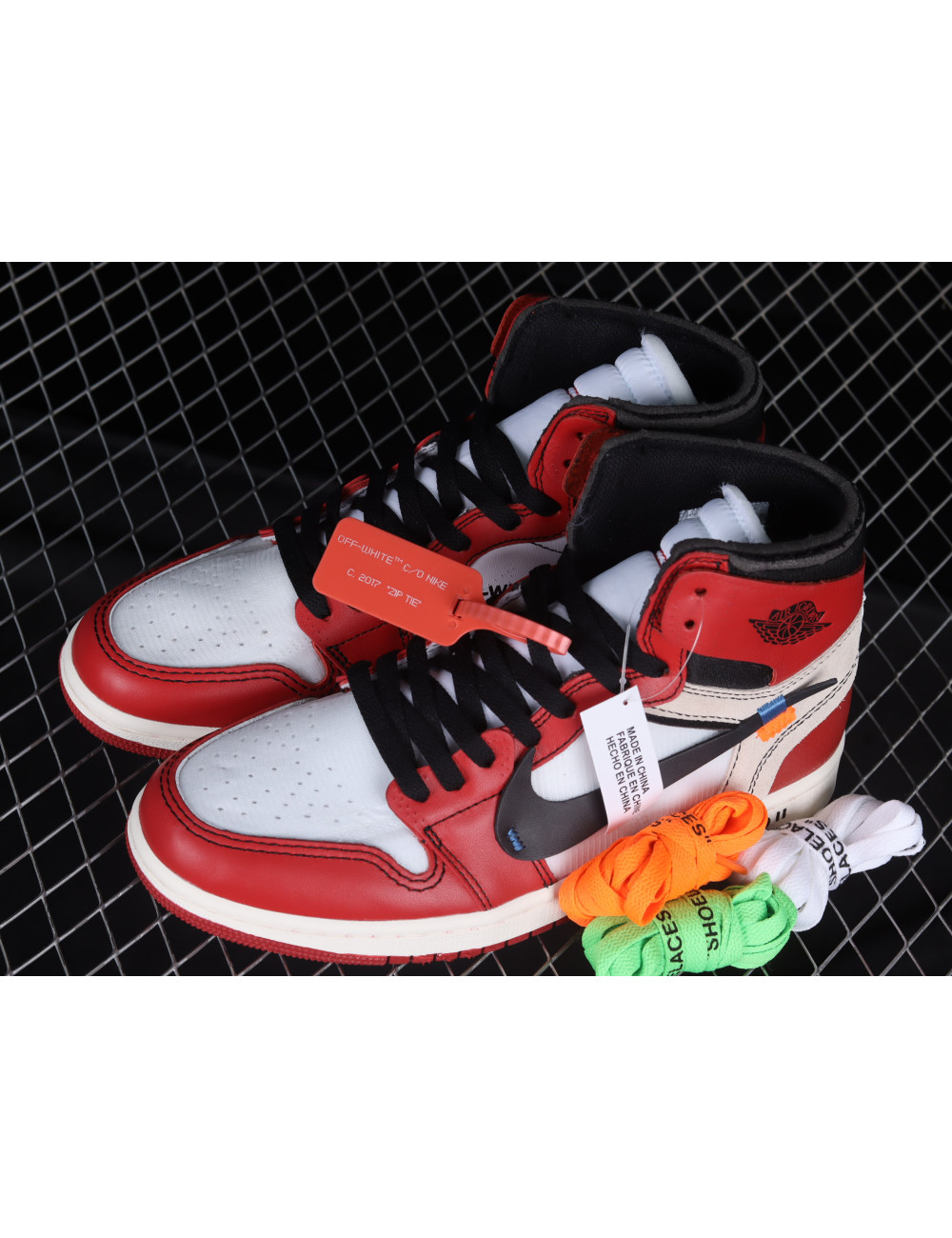 L Off White x Air Jordan OW AJ1 1 AA3834101