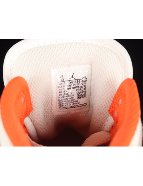 G Air Jordan 1 Mid GS Orange Suede AJ1 1 DV1336800