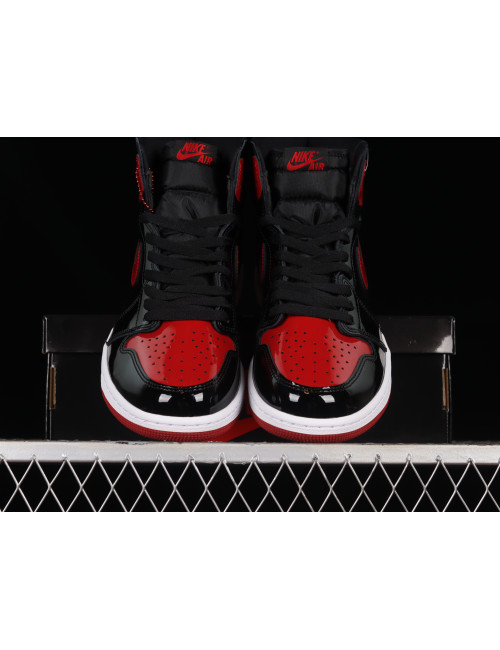 LJR Air Jordan 1 High OG Bred Patent AJ1 1 555088063