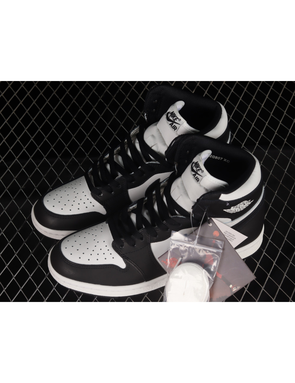 LJR Air Jordan 1 High 85 Black White AJ1 1 BQ4422001