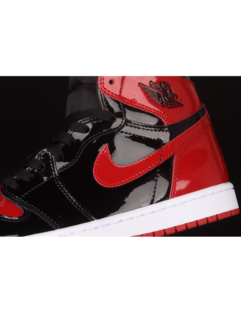 X Air Jordan 1 High OG Bred Patent AJ1 1 555088063