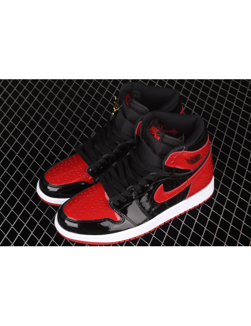 X Air Jordan 1 High OG Bred Patent AJ1 1 555088063