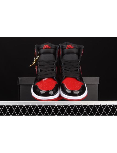 X Air Jordan 1 High OG Bred Patent AJ1 1 555088063