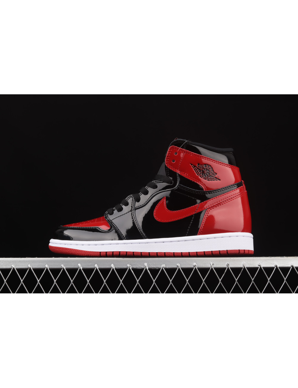 X Air Jordan 1 High OG Bred Patent AJ1 1 555088063