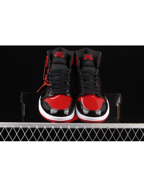 C Air Jordan 1 High OG Bred Patent AJ1 1 555088063