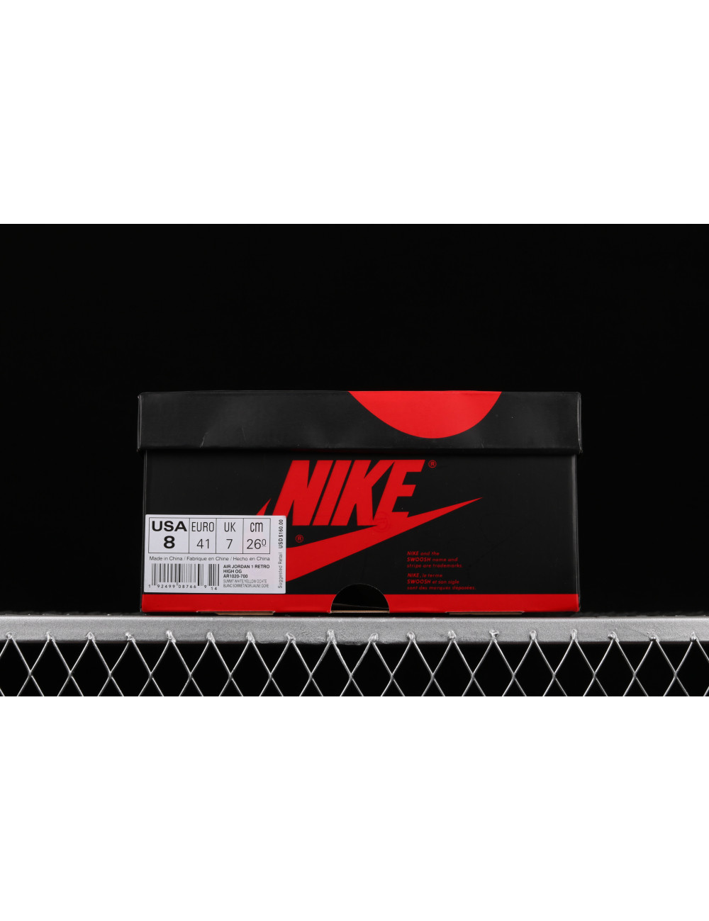 Air Jordan 1 Retro High OGYellow ToeAJ1 1 AR1020700