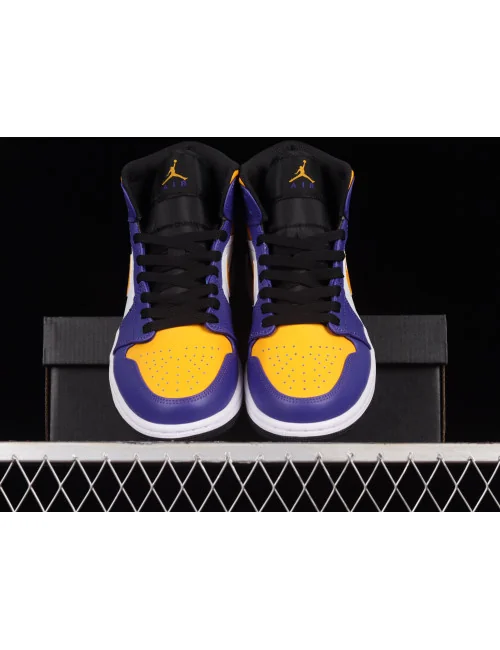 G Air Jordan 1 Mid Lakers AJ1 1 DQ8426517