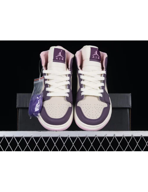 Air Jordan 1 Mid GS Pro Purple AJ1 1 555112500