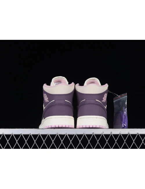 Air Jordan 1 Mid GS Pro Purple AJ1 1 555112500