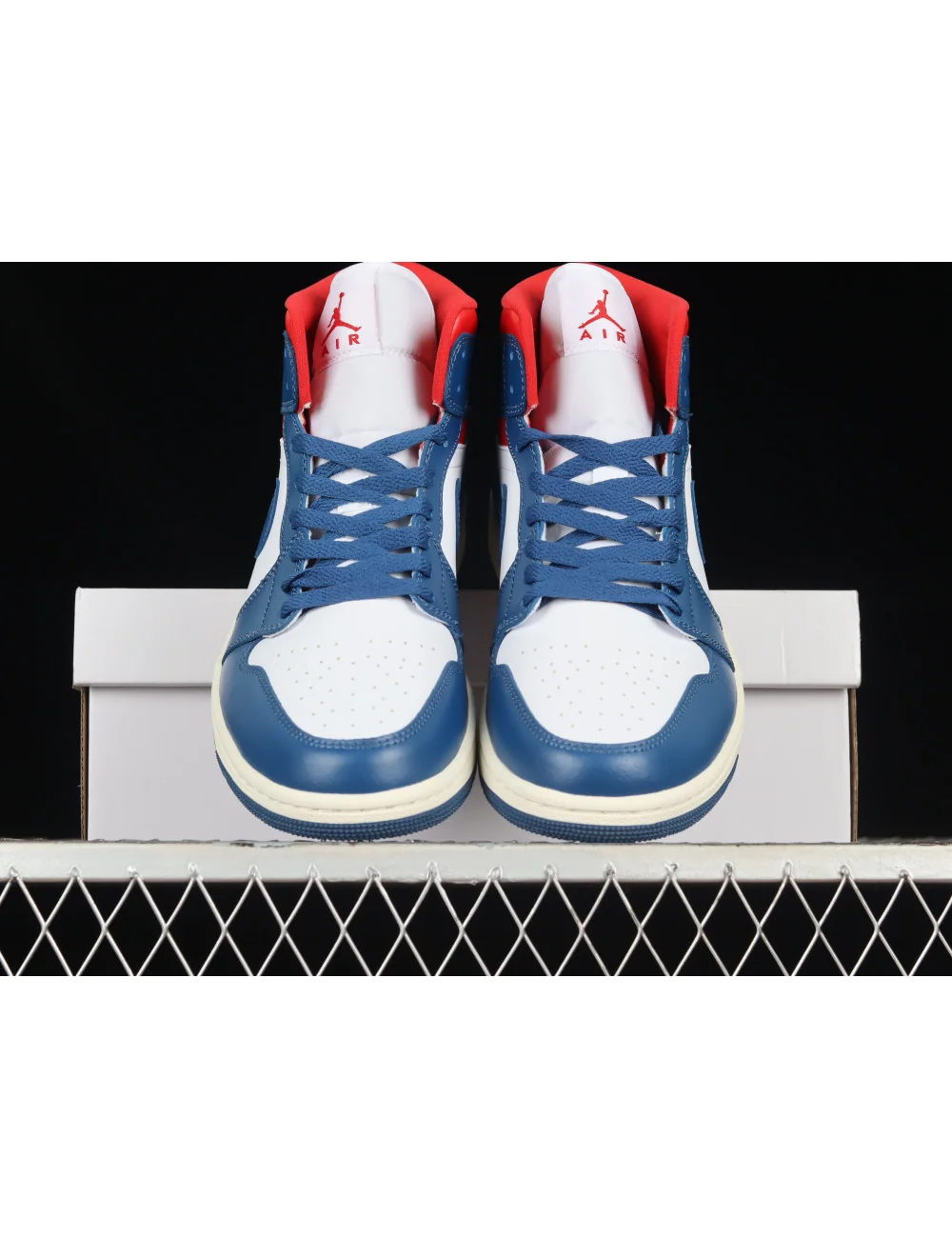 G Air Jordan 1 Mid French Blue AJ1 1 BQ6472146