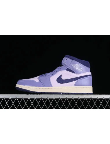 G Air Jordan 1 Mid Sky Purple AJ1 1 DZ3745500