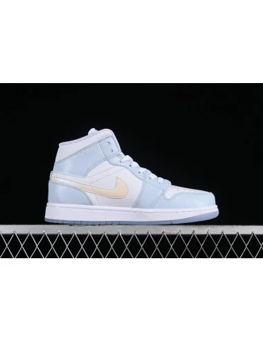 Z Air Jordan 1 Mid GS Glitter Swoosh AJ1 1 FQ9117400