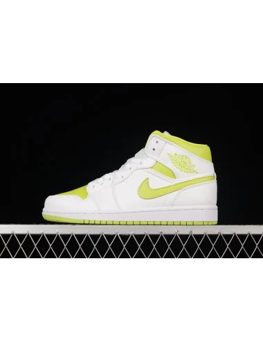 Air Jordan 1 Mid White Lime AJ1 1 BQ6472131