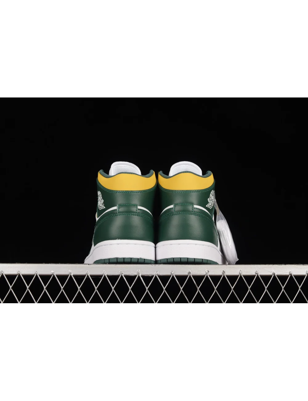 Air Jordan 1 Mid Green Yellow AJ1 1 554724371