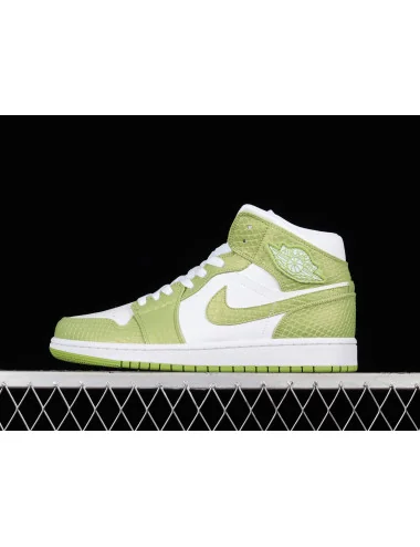 Air Jordan 1 Mid SE Green Python AJ1 1 DV2959113