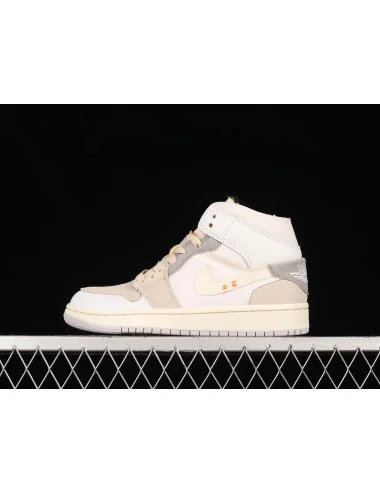 Air Jordan 1 Mid White And Phantom AJ1 1 DM9652100