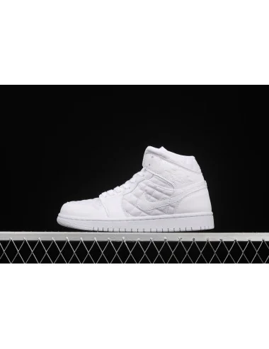 Air Jordan 1 MidQuilted WhiteAJ1 1 DB6078100