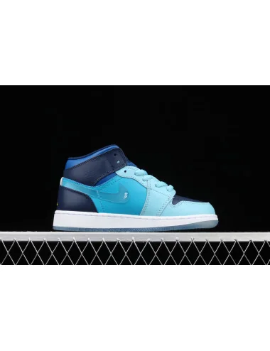 Air Jordan 1 Mid GS FLY Blue AJ1 1 BV7446400